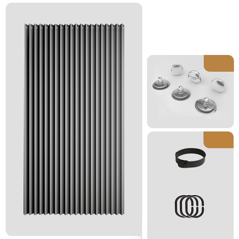 Magnetischer Faltvorhang – ohne Bohren