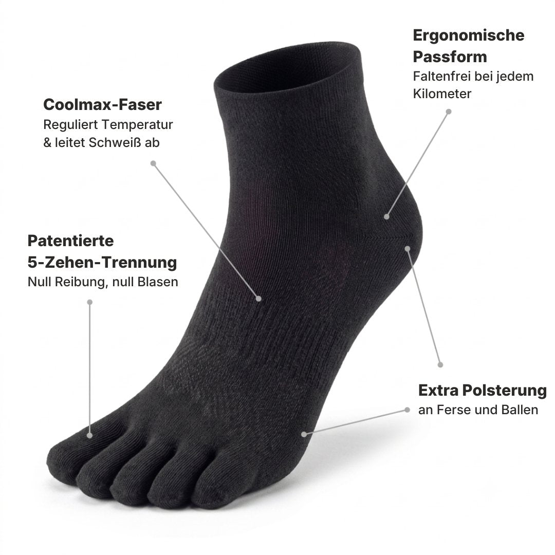 Coolmax Performance Zehensocken 2.0