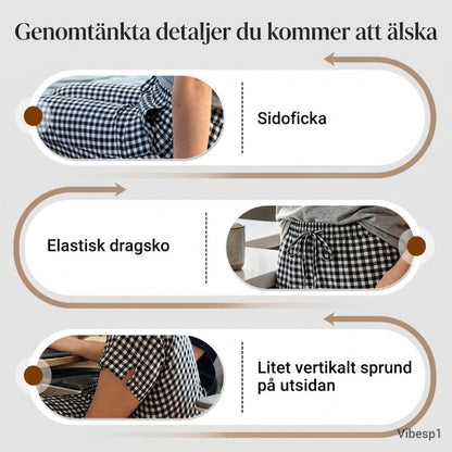 Elena™ – Caprihose aus Baumwoll-Leinen mit Kordelzug