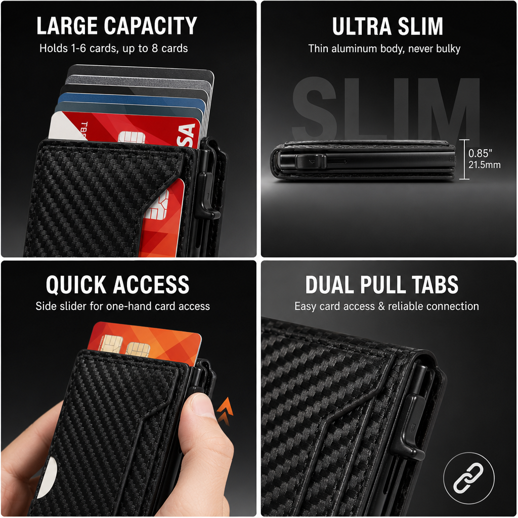 Forge Wallet – Slim RFID Wallet for Men