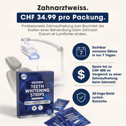 LumiSmile™ – Sofort weissere Zähne – 14 Streifen