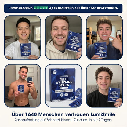 LumiSmile™ – Sofort weissere Zähne – 14 Streifen