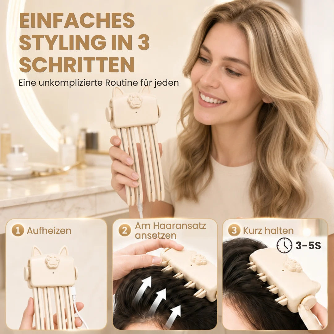 LushClip™ – Beheizter Haarclip für mehr Volumen