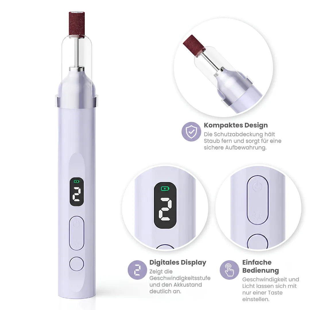 NailPro™ – Tragbarer multifunktionaler elektrischer Nagelfräser