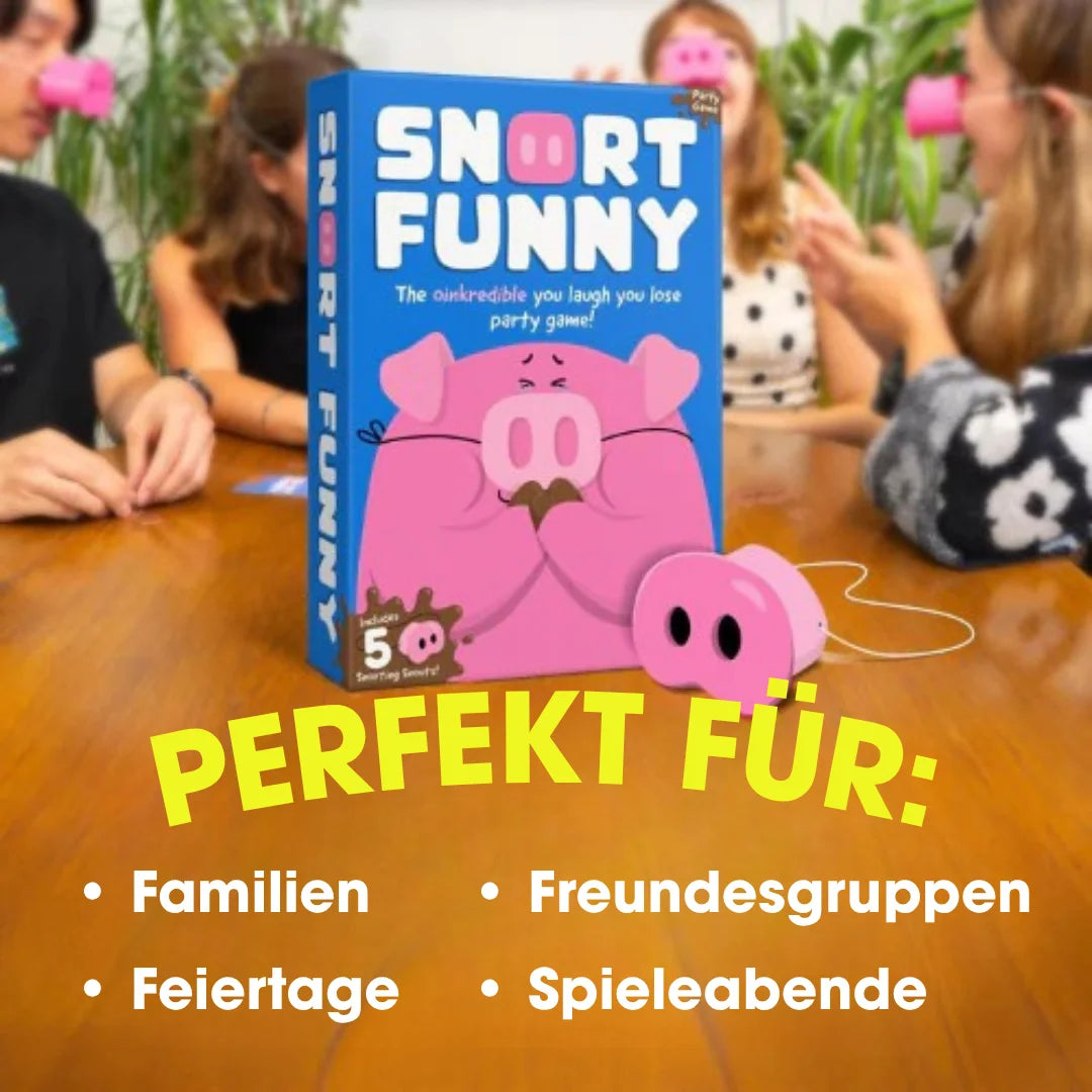 SnortFunny® – Lachen bis Sie losprusten