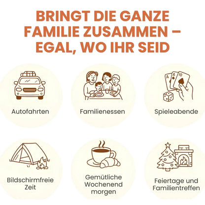 Tales™ – Familien-Erinnerungskartenspiel mit 150 Gesprächskarten für jedes Alter
