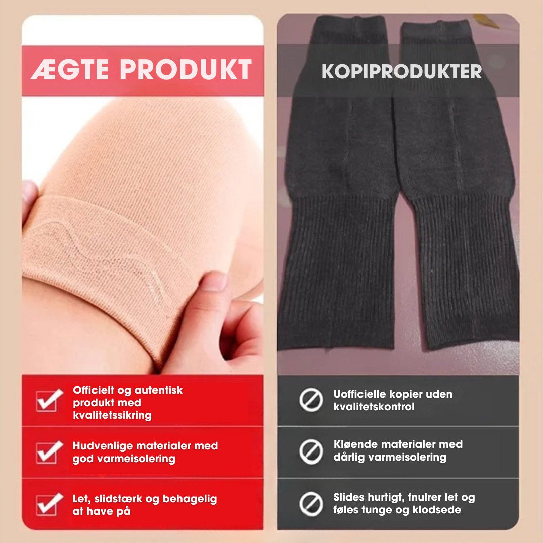 ThermaKnee™ – Varme, elastiske lange knæbeskyttere