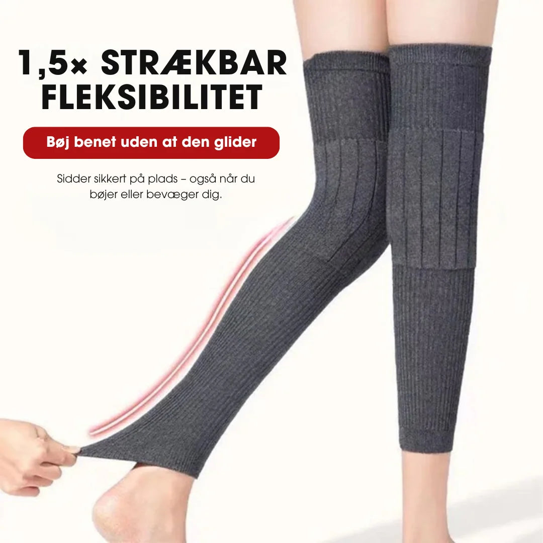 ThermaKnee™ – Varme, elastiske lange knæbeskyttere