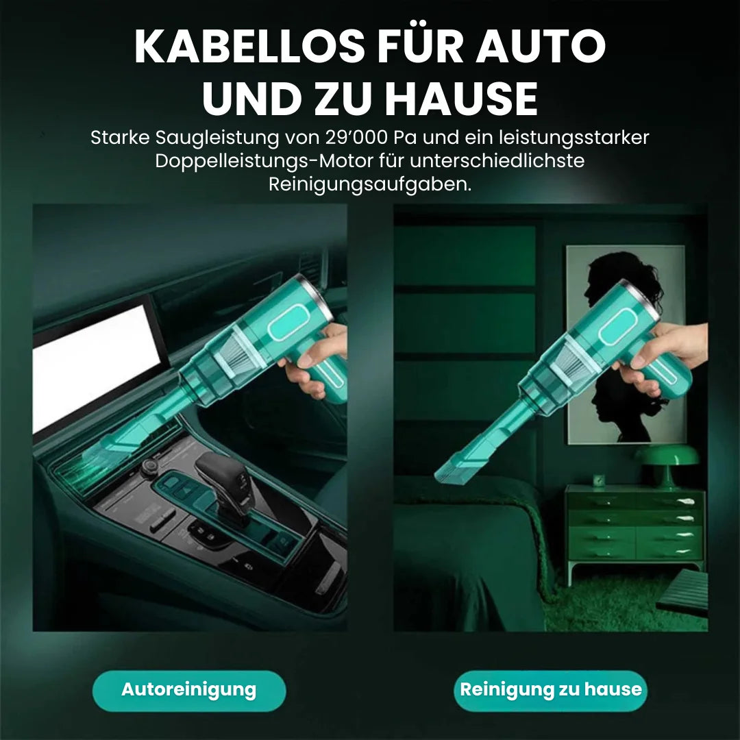 Vortex Pro® – Kabelloser Autostaubsauger
