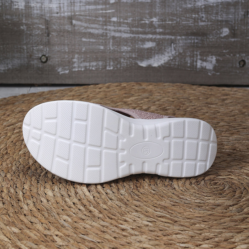 OrthaCloud™ – Atmungsaktive Strick-Plateausandalen für Damen