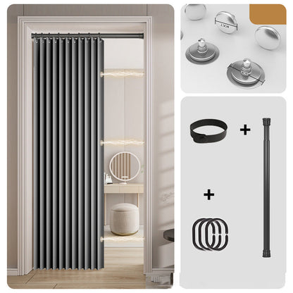 Magnetischer Faltvorhang – ohne Bohren