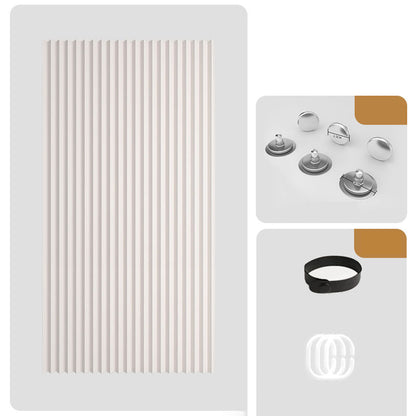 Magnetischer Faltvorhang – ohne Bohren
